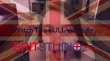 British teen sloppy blowjob & tit wank