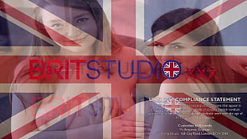 British teen sloppy blowjob & tit wank