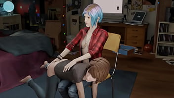 Max Gets Spanked Over The Knee By Chloe Price thumbnail