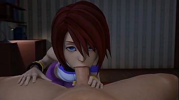 Kairi sucking penis