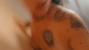 Showering milf alone