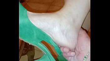 Green shoes sexy