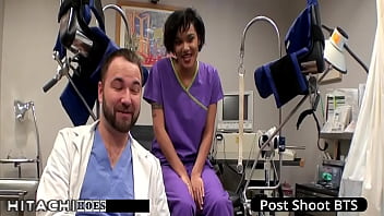 Freshman gets mandatory hitachi orgasm from nurse jackie banes