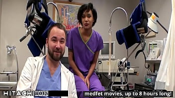 Freshman gets mandatory hitachi orgasm from nurse jackie banes