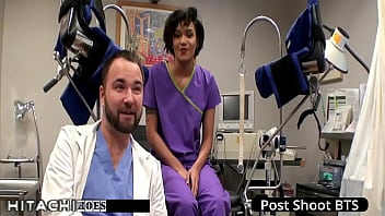 Freshman gets mandatory hitachi orgasm from nurse jackie banes