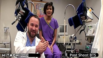 Freshman gets mandatory hitachi orgasm from nurse jackie banes