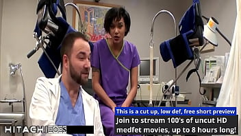 Freshman gets mandatory hitachi orgasm from nurse jackie banes