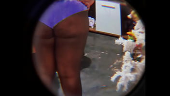 Câmera escoondida real flagra vizinha crente a vontade