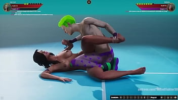 Joe vs helena nf3d mixed combat sex battle