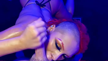 Pov redhead slut with huge tits drains neighbor trailer