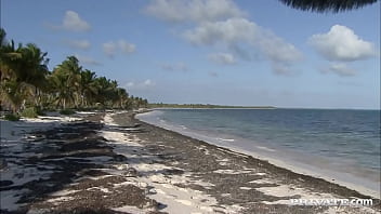 Amazing Hardcore European Girl Tara White On A Tropical Beach thumbnail