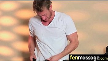 Massage girl sucks the tip for a tip 13