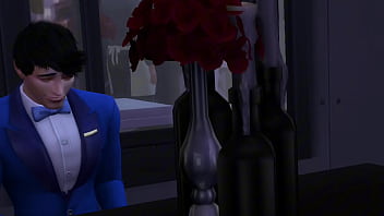 Husband watches asian wife ride a bwc