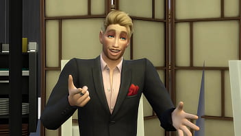 Husband watches asian wife ride a bwc