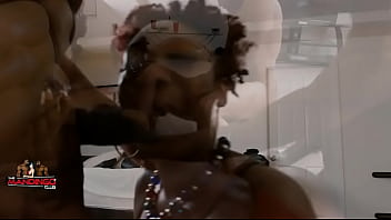 Big titty hawiian slut and ebony friend get blacked in las vegas