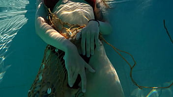 Afternoon with pool and huge cock