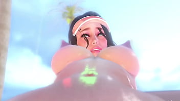 Animation futanari by the pool pussyfucking anal sex and facial cumshot kexpio8