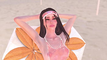 Animation futanari by the pool pussyfucking anal sex and facial cumshot kexpio8