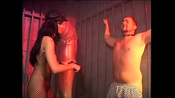 Lusty leah in leather loves having her pussy licked by sub