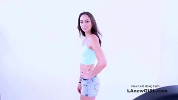 Sexy teen model got seduced by the producer