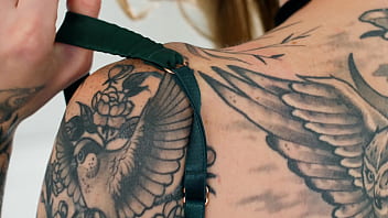 Tattooed blonde penny archer rough hookup sex