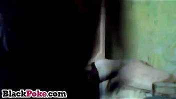 Thick ebony babe shakes her huge black booty