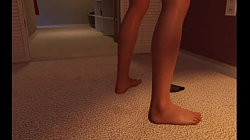 Scopata nel videogioco house party con quella nerd di katherine tettona