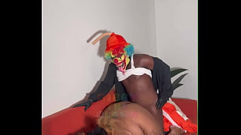 Sexy slut prettyyasspai fucking gibby the clown while her bd out creepin