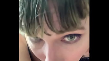 Sucking big cock while my pussy vibrates