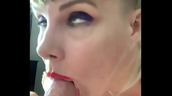 Sucking big cock while my pussy vibrates