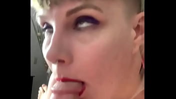 Sucking big cock while my pussy vibrates