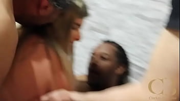 Surprize gangbang session on sexy wife sp