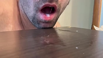 Nice Load Of Cum On My Tongue Does It Go Down The Throat thumbnail