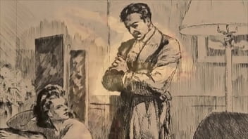 Retro erotic drawings