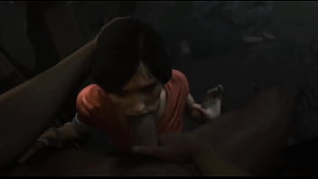 Uncharted chloe frazier deep throat and gets fucked hard anal