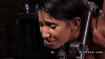 Nice ass babe whipped and feet caned