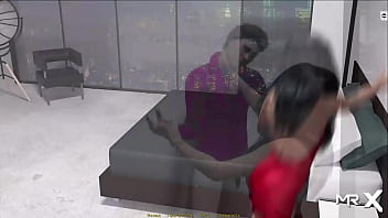 Elegant girl at the bar