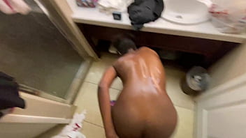 Caught stepsis singing in the shower now she’s screaming