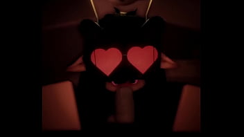 Demon girl sucks dick