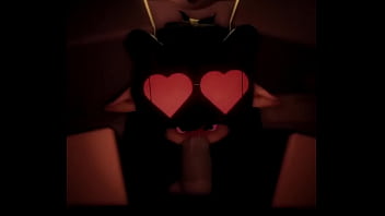 Demon girl sucks dick