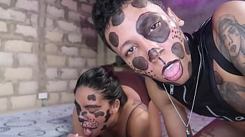 Pet play role playing sweet and happy
