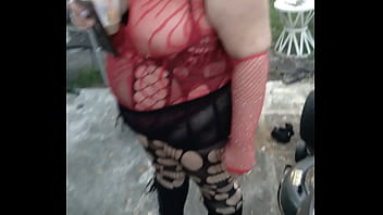 Showing off those big breast