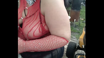 Showing off those big breast