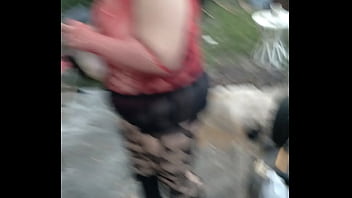 Showing off those big breast