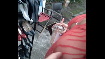 Showing off those big breast