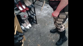 Showing off those big breast