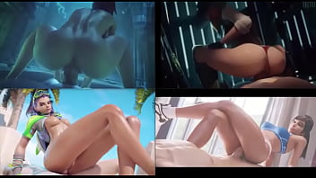 Sexy 3d hentai whores ride big dick