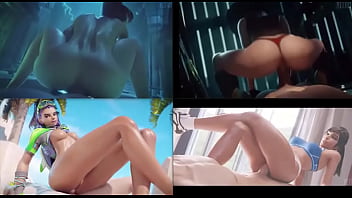 Sexy 3d hentai whores ride big dick