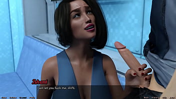 Stranded in space #83 getting a hot handjob by indian milf with huge tits