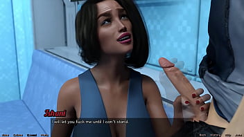 Stranded in space #83 getting a hot handjob by indian milf with huge tits